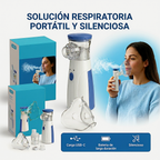 Solución respiratoria portátil y silenciosa